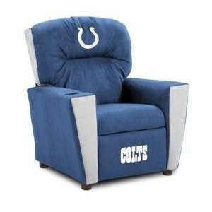   Colts Kids/Child Team Logo Recliner Lounge Chair: Sports & Outdoors