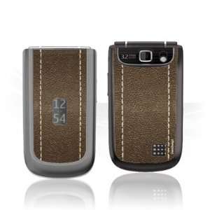  Design Skins for Nokia 3710 Fold   Brown Leather Design 