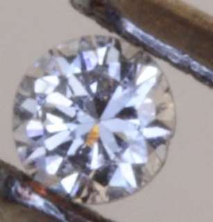 loose .11ct round diamond 3.0mm VS G vintage estate antique  
