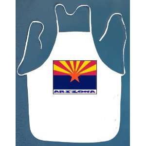  Arizona Souvenir Flag BBQ Barbeque Apron with 2 Pockets 