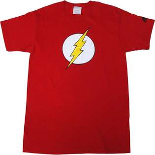 Flash Red Logo Mens T Shirt  Graphitti Clothing Mens Shirts 