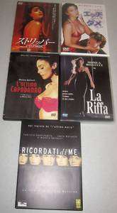 Monica Bellucci 5 DVD lot La Riffa, LUltimo Capodanno  