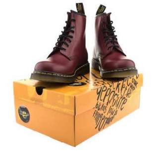 Dr Martens 1460 Cheery Red Leather New Boots Shoes  