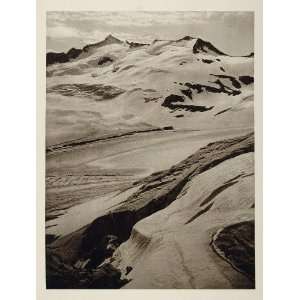  1928 Glacier Grossvenediger Austria Austrian Alps Peak 