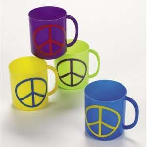 Peace Sign Mugs   Tableware & Party Mugs