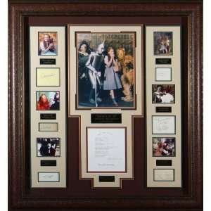 Wizard of Oz Cast SIGNED Vintage Movie Display with The Witc  