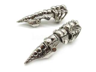 2pcs Men‘s strong scorpion spine warrior knight armour finger ring 