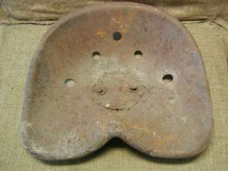 Vintage Metal Tractor Seat > Antique Old Farm Iron Tool  