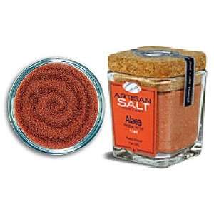 Alaea Hawaiian Sea Salt (fine) by Artisan Cork Jar 8oz  