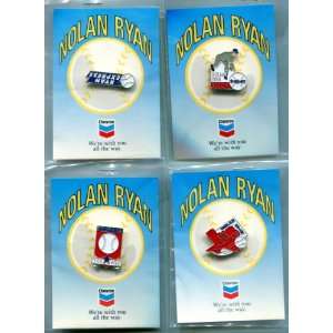  Ryan Express Set of 4 Baseball Collector Pin Backs: Everything Else
