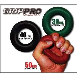  Grip Pro Trainer Hand Grip Forearm Strength Gripper 30 lbs 