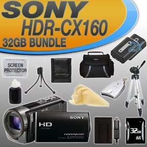  Sony HDR CX160 High Definition Handycam Camcorder (Black 