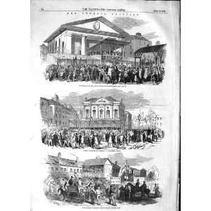  1852 GENERAL ELECTION WESTMINSTER TOWER HAMLET FINSBURY 