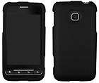 Black NET10 LG Optimus Net L45C Faceplate Snap on Phone Cover Hard 