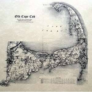  Old Cape Cod   Map   Reproduction