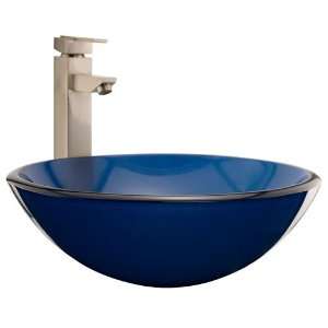  Sapphire Glass Vessel Sink: Home Improvement