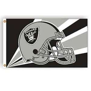  Oakland Raiders Nfl Helmet Design 3X5 Banner Flag Sports 