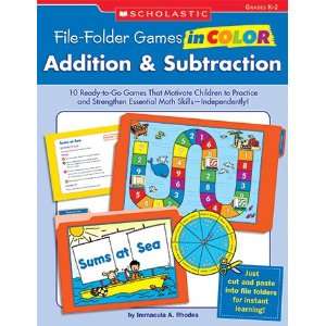   Games In Color Addition By Scholastic Teaching Resources: Toys & Games