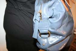 Large Oversized BODEN Patent Leather Hobo Tote Bag Handbag Purse 