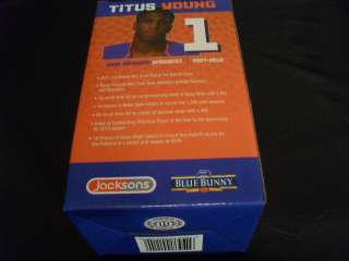 Boise State Titus Young Bobblehead New In Box  