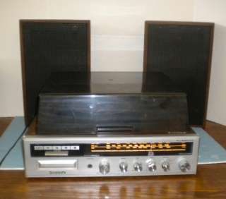 Panasonic SE 3160D Stereo Eight 8 Track AM/FM Receiver w/ Turntable 