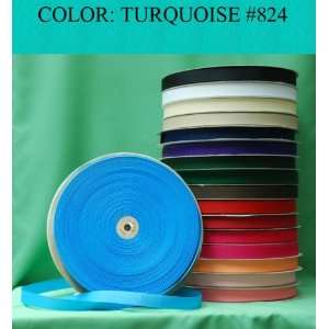   GROSGRAIN RIBBON Turquoise #824 1/4~USA Arts, Crafts & Sewing