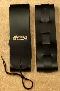 Martin 2 1/2 inch adjustable leather guitar strap. Full grain leather 