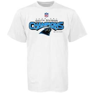  Carolina Panthers White 2008 NFC South Division Champions 