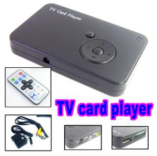 USB TV Card Reader SD MS  Movie MPEG Player NEW B35  