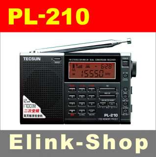 NEW TECSUN PL 210 DIGITAL PLL FM/MW/LW/SW PL210 RADIO  