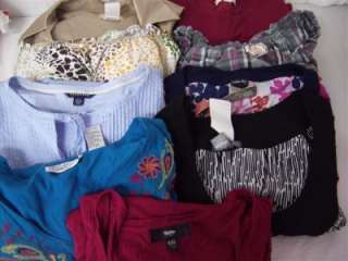 Plus Size Lot of 9 Sexy Trendy Cute Shirts Blouses Sz 2X 18 20 MOSSIMO 