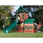 swing n slide summer fun swing set playground with playhouse