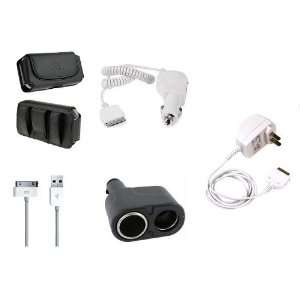 +USB Data Cable+Dual Y Splitter Bundle For ATT Verizon Apple iPhone 