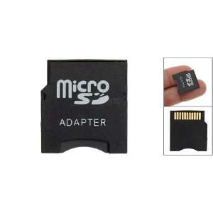   Black Micro SD to Mini SD Memory Card Adapter Converter Electronics