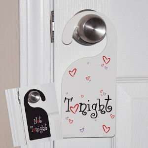  Personalized Tonight Not Tonight Door Hanger