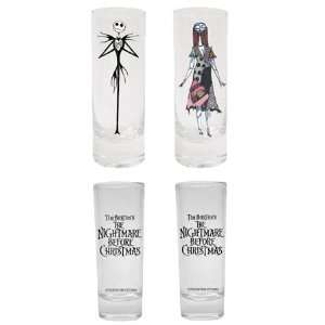   Full body Jack and Sally Glass Toothpick Holders: Toys & Games