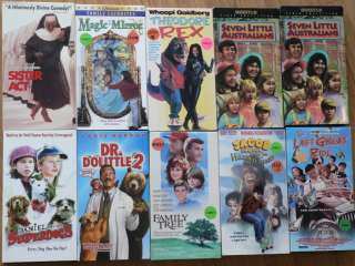 Huge Lot of 58 Family Films VHS 1990s Videos Collection  