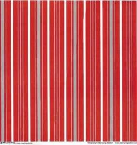 Red, White and Gray Candy Cane Stripe Scrapbook Paper  