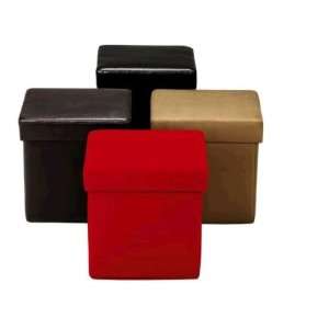  Brown Vinyl Folding Cube