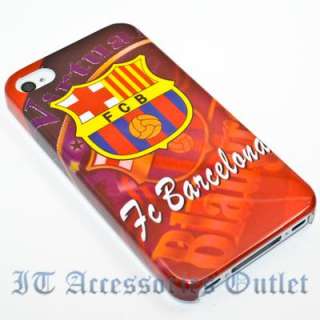 FC Barcelona Soccer Back Cover Hard Case for Apple iPhone 4 4S  