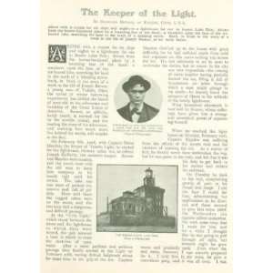   1908 Joseph Bernor Toledo Light Keeper Lake Erie Ohio 