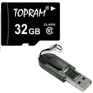  TOPRAM 32GB 32G Class 10 MicroSD C10 MicroSDHC Micro SDHC Memory 