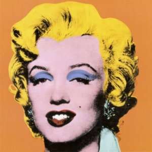 Andy Warhol 39.375W by 39.375H  Shot Orange Marilyn, 1964 CANVAS 