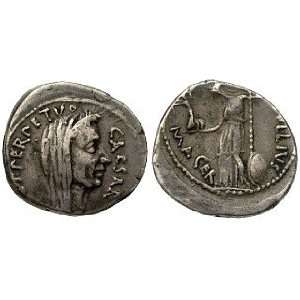 Julius Caesar, Imperator and Dictator, assassinated 15 March 44 B.C 