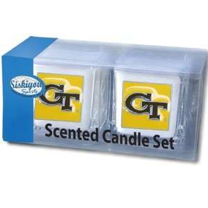    Georgia Tech Yellow Jackets College Candle Set: Sports & Outdoors