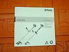 stihl fs 90 string trimmer owners instruction manual 
