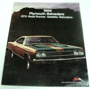 Plymouth 1969 Belvedere GTX Road Runner Sales Brochure  