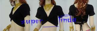 New 3 Way to Wear Cotton Belly Dance Blouse Top Bra 10 colour
