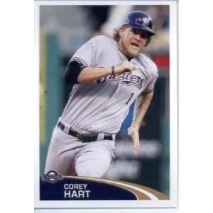   MLB Sticker #234 Corey Hart Milwaukee Brewers: Sports Collectibles