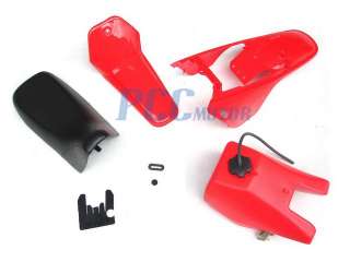 Yamaha PW80 PW COYOTE 80 TANK SEAT PLASTIC KIT RED PS50  